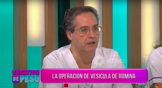 ROMINA PARTICIPANTE DE CUESTION DE PESO ES LLEVADA A CIRUGIA